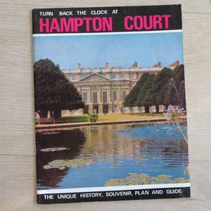 Turn Back the Clock at Hampton Court Photos Travel Tourist Guide Booklet 1971